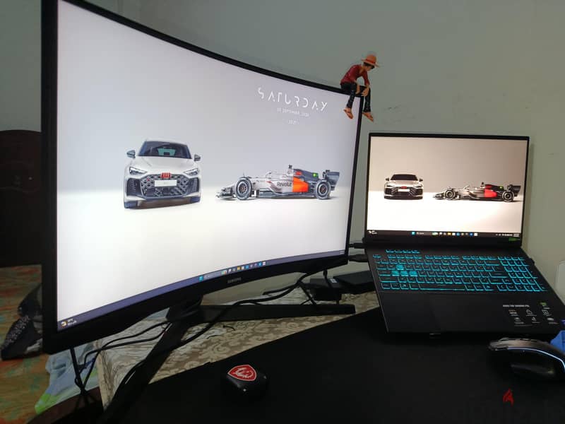 f16 gaming laptop+monitor 2k 165hz 15