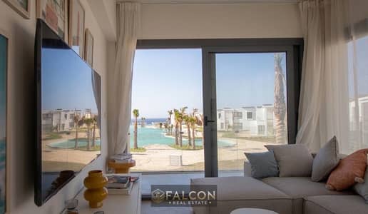 1st Row Chalet Crystal Lagoon View (35% Off +plan 6-Y) Ultra lux finish chalet in Cali Coast Ras El Hekma next to Fouka Bay & Caesar & Hacienda