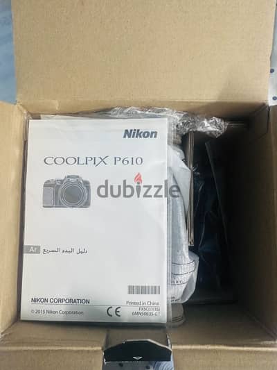 Nikon Coolpix P610 زيرو بالكرتونة | متفتحتش + wifi
