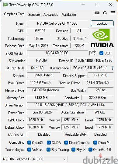 Emtek GeForce GTX 1080 1