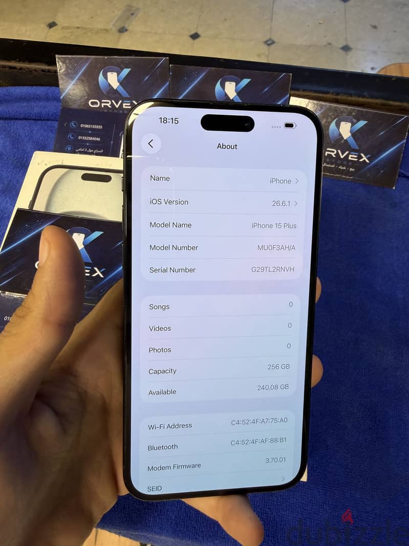 Apple - iPhone 15 plus 256gb 8