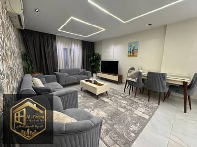 Apartment 3bedrooms for rent, second residence, fully finished and furnished hotel in Al-Rehab