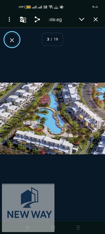 Twin house resale in Lake West Compound,  , high-end  lux finishing, ground , first floor and roof,  prime location  Beverly Hills and public ,  view