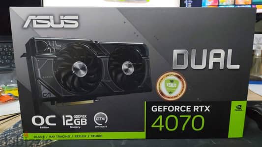 كارت شاشه ASUS Dual GeForce RTX 4070 OC Edition 12GB GDDR6X