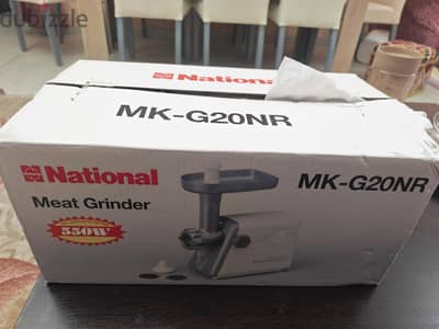مفرمة لحمة national 550 w كسر زيرو