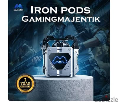 سماعة جيمنج ايرون - Iron pods" السعر شامل التوصيل لكل المحافظات