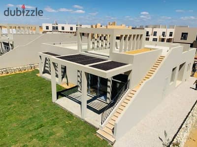 فيلا وان ستوري للبيع في O West  بمساحه 314 م مباني - 840م أرض - موقع مميز - Core & Shell - استلام فوري