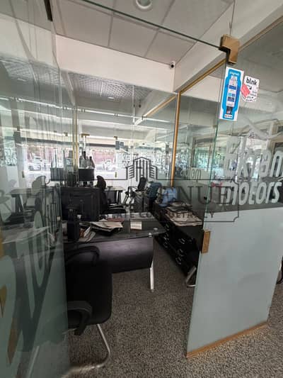 showroom for sale at masr el gedida khalifa el mamoun direct on main road