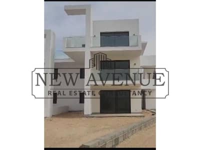 Ground chalet prime location direct on lagoon ready to move with installments in Dbay - North coast