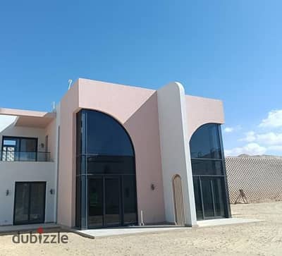 Chalet with a distinctive view overlooking the lagoon, fully finished, in Ras El Hekma next to Playa
