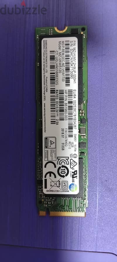 ssd samsung 512 m2 nvme
