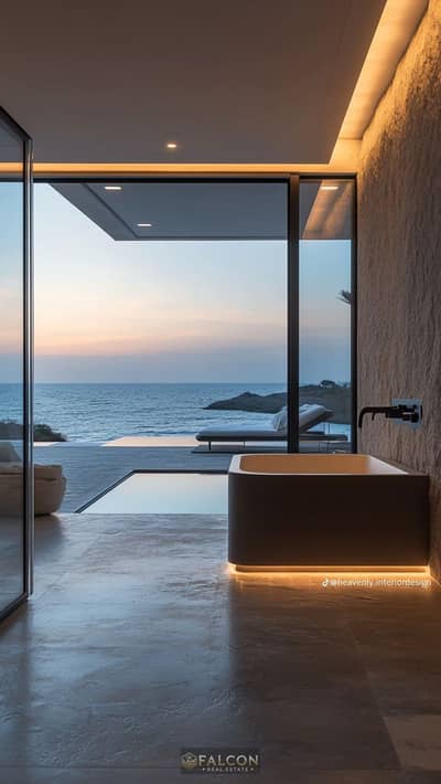 Villa for sale sea view first row high end finished and fully furnished in Marina 5