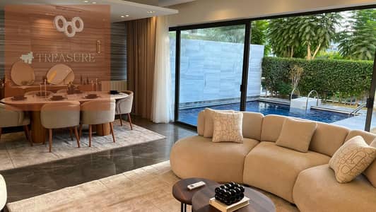 شقه بجاردن وحمام سباحه مفروشه للايجار في ليك فيو ريزيدنس - القاهره الجديده - Lake View Residence - new cairo