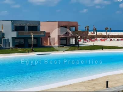 فرصة استثنائية بأقل من سعر السوق | شاليه للبيع في بلايا غزال – المرحلة الأولى | 193م² | Double Lagoon View