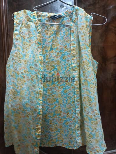 Floral Button-Up Blouse – Max, UK 12 / EU 40