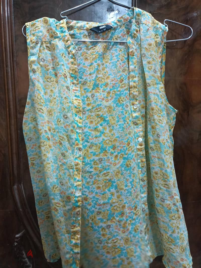 Floral Button-Up Blouse – Max, UK 12 / EU 40 1