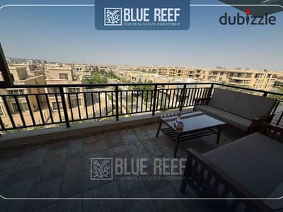 Apartment for sale in Park Residence, Taj City—ready to move, fully finished and furnished, featuring an open view.
