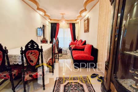 Furnished Apartment for Rent with Air-Conditioned Bedrooms, Second Row from the Sea