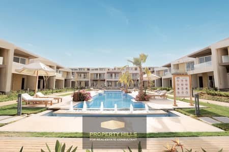 First Row Chalet in Boho Sokhna with garden and lagoon view and land scape