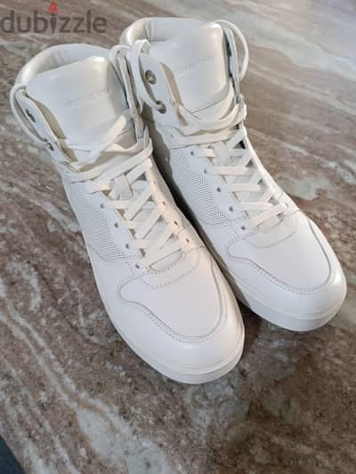 Brand New Original Michael Kors Men's Leather High-Top Sneakers