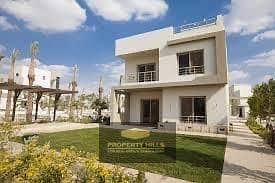 فيلا للبيع استاند الون بحمام سباحة كمبوند جراند هايتسGrand Heights Compound برايم لوكيشن بسعر لقطة جدا لسرعة البيع