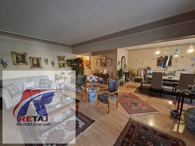 A distinctive apartment for sale in Ard El Golf, Heliopolis, registered with the Real Estate Registry, with a garden view in a very elegant location .