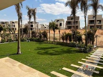 Twin house ready to move in Golf Views Palm Hills next to New Giza and El Jazira Club