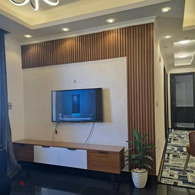 For rent furnished 96m super lux finishing first residence air-conditioned B11