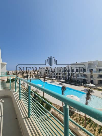 Chalet for sale at June Sodic north coast Very Prime Location direct on lagoon Bahary Fully furnished with ACs Ready to move