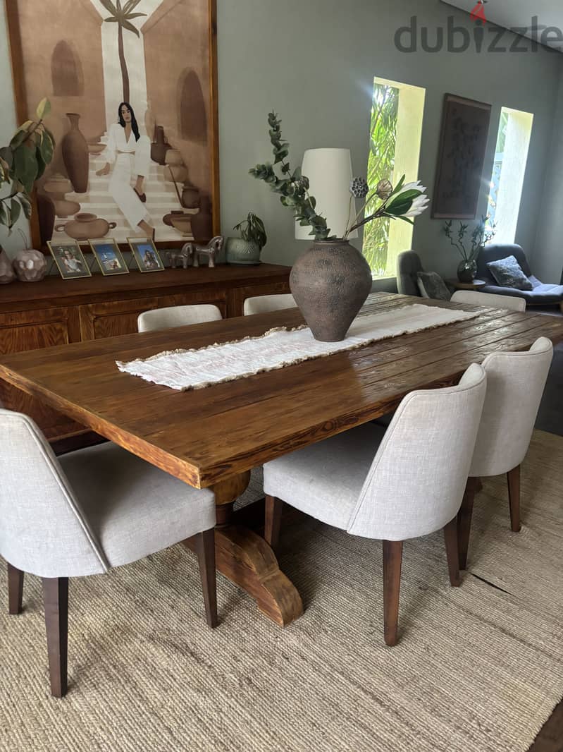 Dokkan solid wood dining table 2