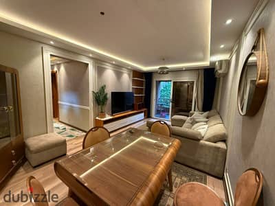 Furnished apartment for rent in Madinaty (B6), featuring custom finishes and an area of ​​124 square meters.