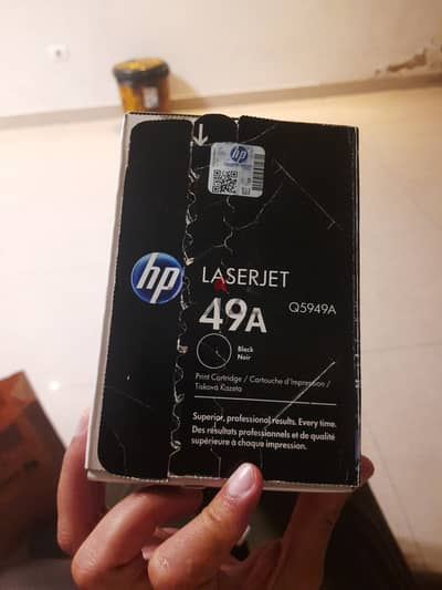 خرطوشة حبارة hp laserjet 49A cartidge  أصلية