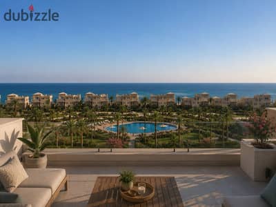Delivery Within 6 Months | Sea View from the Rooftop | 2-Bedroom Chalet for Sale in Ain Sokhna | Sea View | Great Price & Distinctive View Opportunity