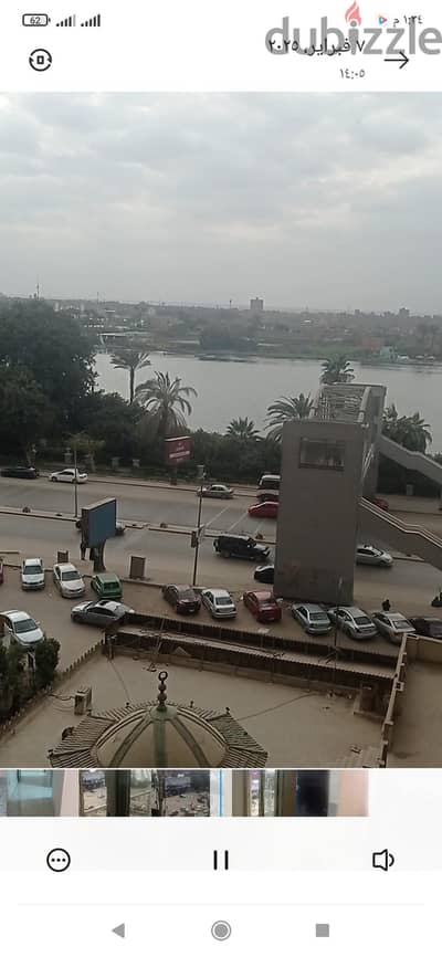 فرصه للاسر  المصريين والاخوه العرب شقه للايجار كورنيش النيل المعادى