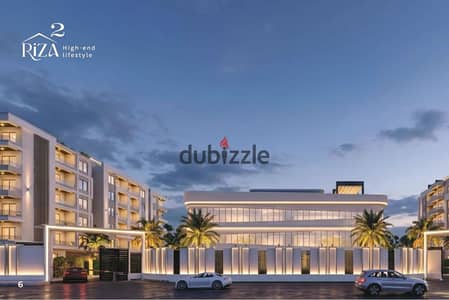 Apartment 141m for sale in Riza Compound, Sheikh Zayed. Prime investment opportunity with 10% down payment and installments up to 10 years.