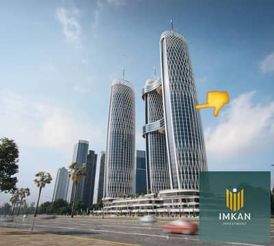 مكتب 50م فالدور ال 21 في Nile Business TWOER - العاصمـة الادارية الجديدة - نايل بيزنيس تاور