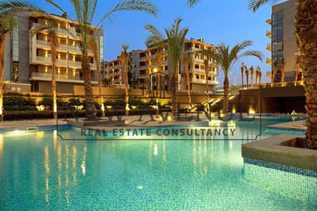 شقة ارضي للبيع بجاردن استلام فوري متشطبة ومفروشة بالكامل في كمبوند باتيو اورو patio oro