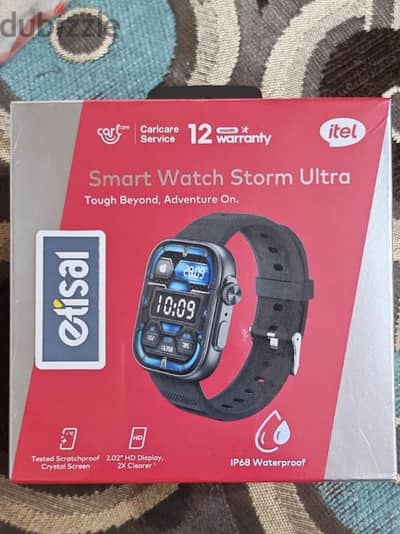 للبيع: ساعة itel Storm Ultra Smart Watch (ISW-023) - اللون الاسود