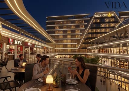 Restaurant or Café for Sale in GIZA CROWN TOWER, Hadayek October, with only 2.5% Down Payment and Installments up to 12 Years