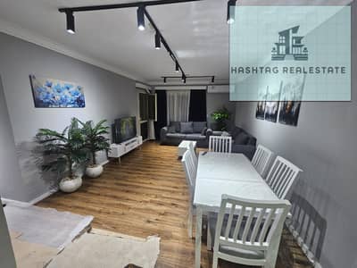 For rent: a hotel apartment in Janna Compound, October, next to the Hunting Club and Mall of Arabia, in a prime location, fully furnished and fully air-conditioned.