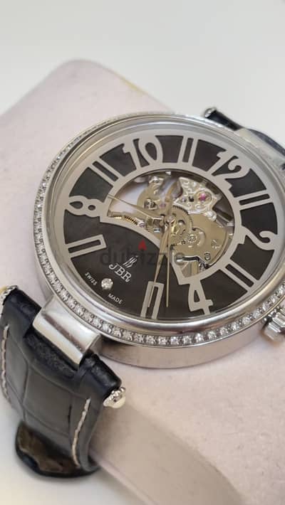 JBR Swiss Made automatic/skeleton watch, reference GOR-3466L