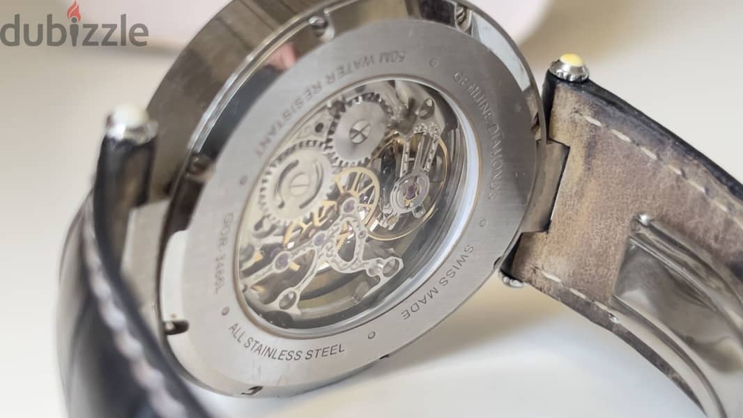 JBR Swiss Made automatic/skeleton watch, reference GOR-3466L 3