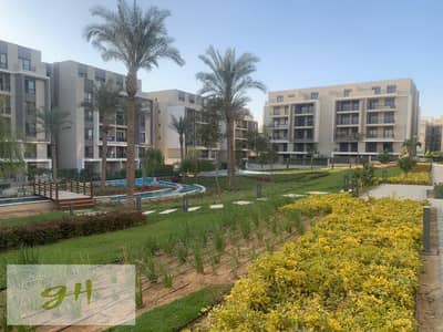 شقة مع جاردن تشطيب كامل علي لاندسكيب للبيع في فيفث سكوير، القاهرة الجديدة Fifth Square New Cairo
