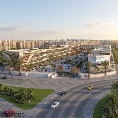 Own your commercial unit with a 40% cash discount, strategically located in the heart of El Nasr Square, next to Zewail Street, Hadayek October
