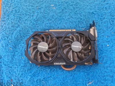 Gigabyte nvidia gtx 750ti 2gb  2fan حالة ممتازة بدون أي مشاكل