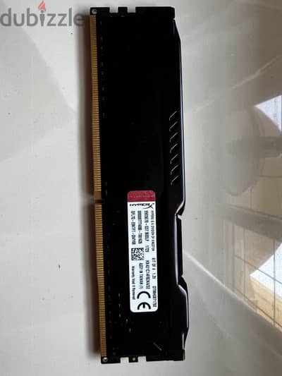 HyperX Fury 8GB DDR4 2133MHz CL14 RAM Stick