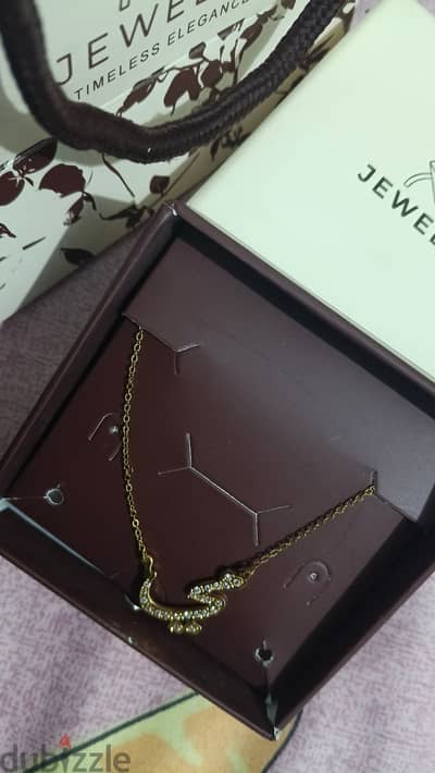 سلسله نحاس مطليه بماء دهب عيار ١٨