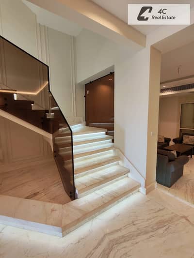 Luxury twin house for sale at a lower price in La Vista City, 285 sq m, with a distinctive layout and open view landscape, ready to move in.