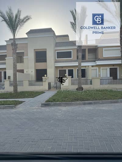 5-bedroom villa available for immediate handover; north-facing and prime location with a distinctive view. Located in the Sarai compound, New Cairo, o