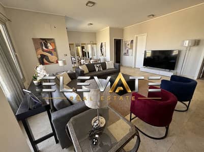 penthouse 270m with roof furnished  for rent at village gate compound new cairo super lux finished